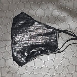 the Black Shimmer Glam Face Mask